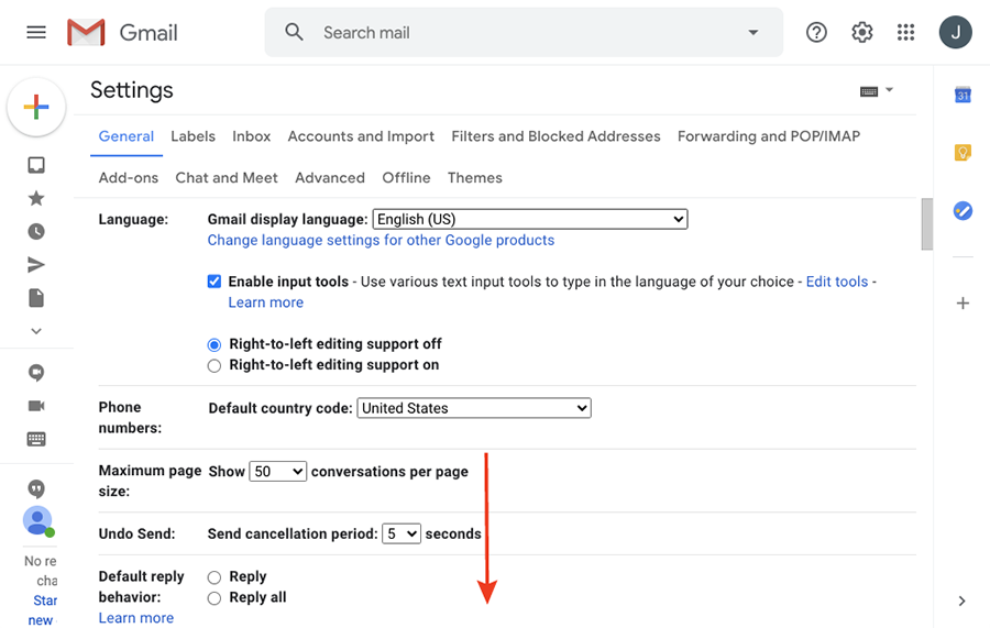Gmail signature step 3 Gmail signature step 3